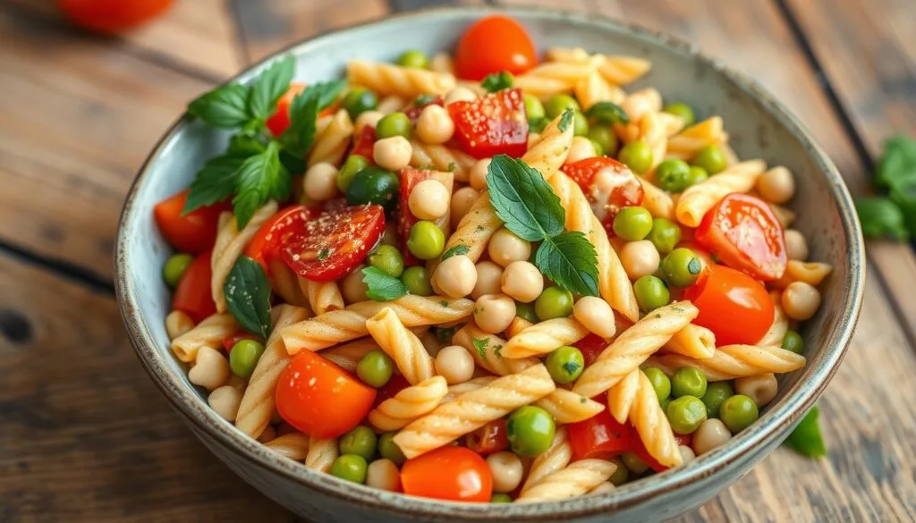 high protein pasta salad