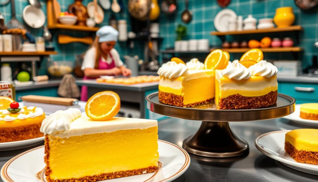 Bake-off challenge with yuzu cheesecake