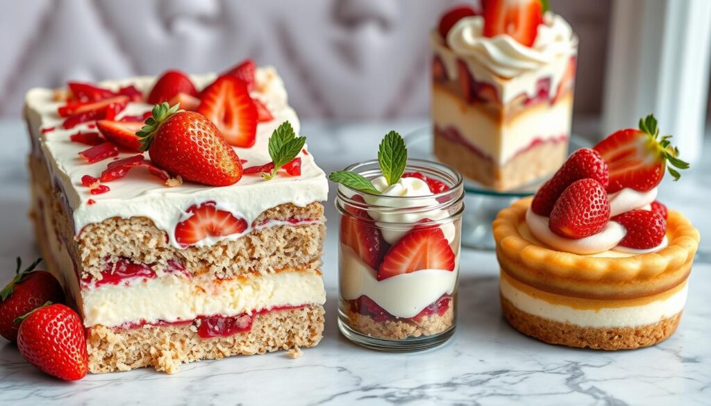 Variations of Strawberry Cheesecake Dump Cake