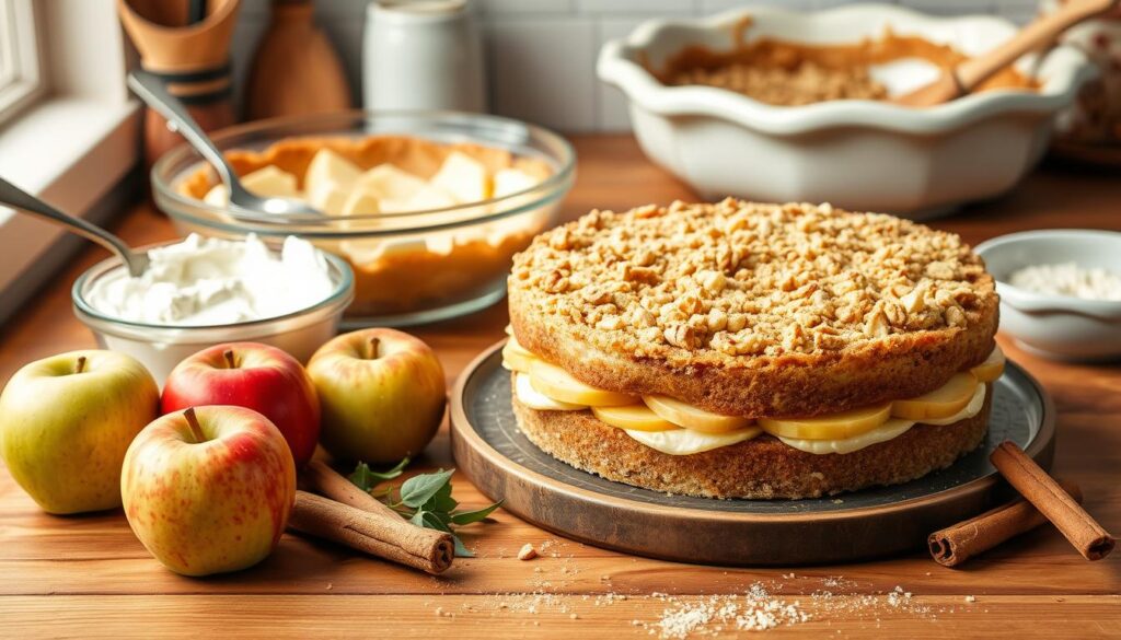 baking apple crumble cheesecake baking apple crumble cheesecake