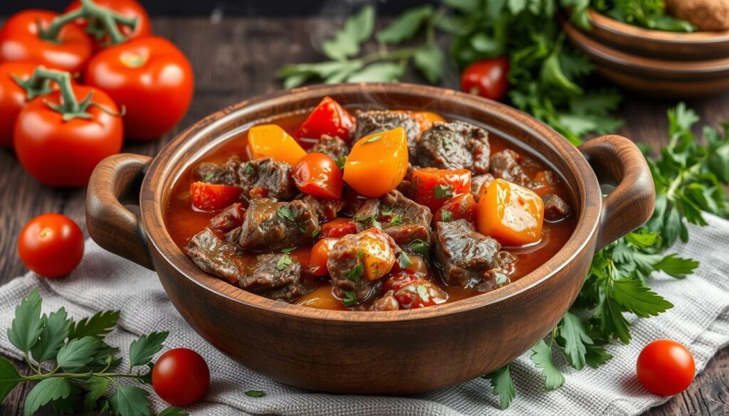 beef and tomato stew