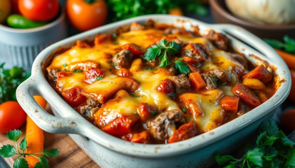 beef tomato casserole