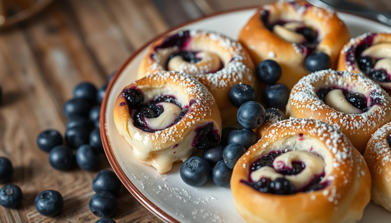 blueberry cheesecake rolls