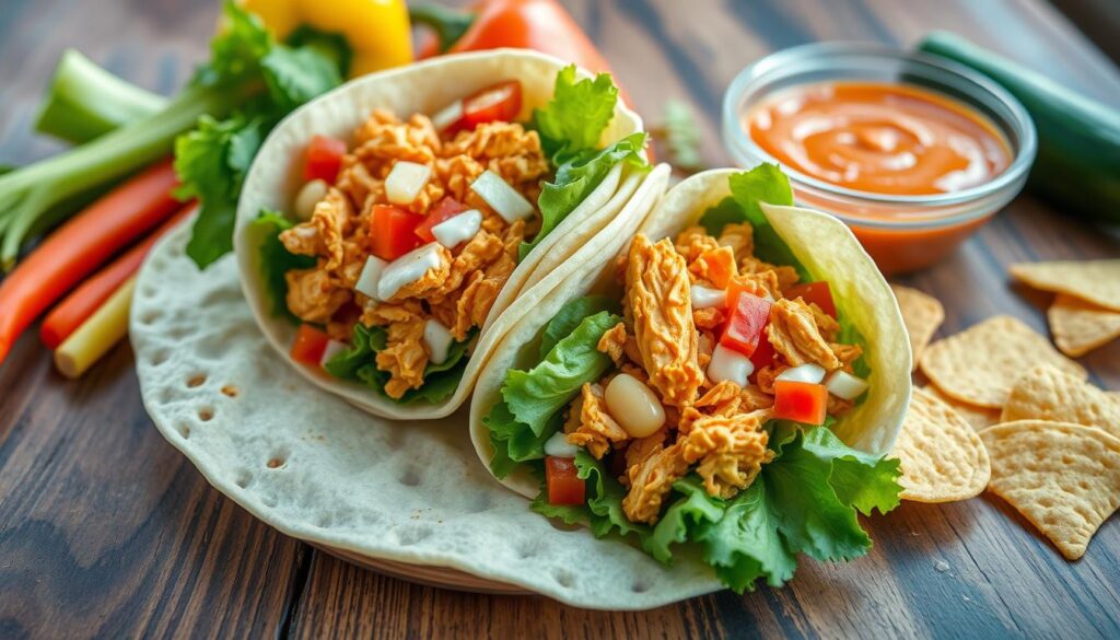 buffalo chicken salad wrap recipe