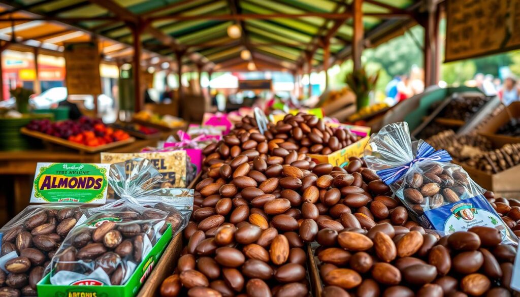 buying chocolate covered almonds