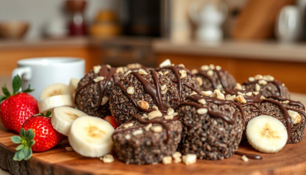 chocolate rice cakes for snack