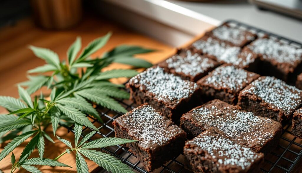 cooling pot brownies