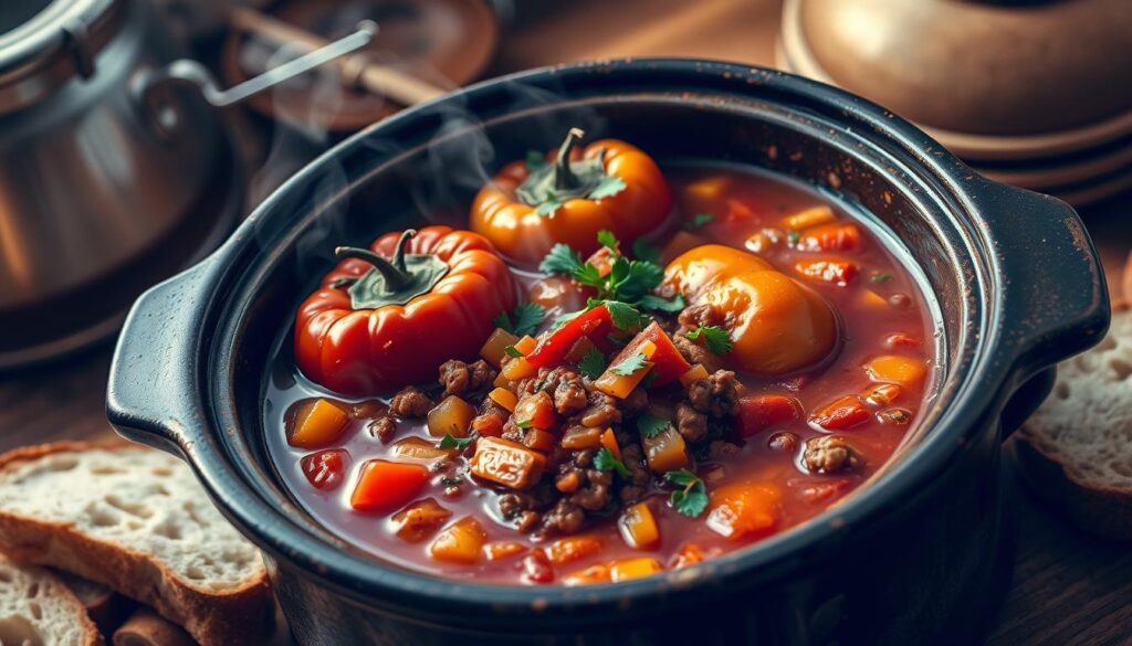 crockpot stuffed pepper soup