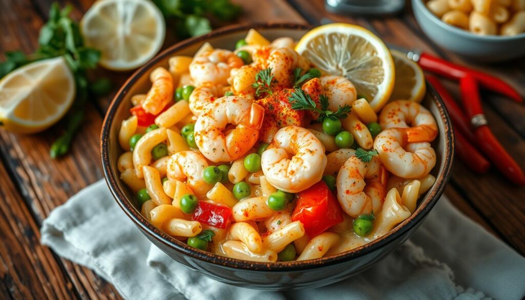 delicious shrimp macaroni salad