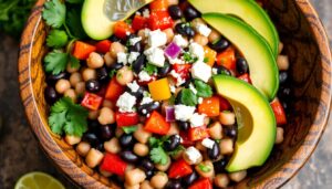 dense bean salad