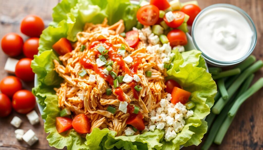 easy buffalo chicken salad ingredients