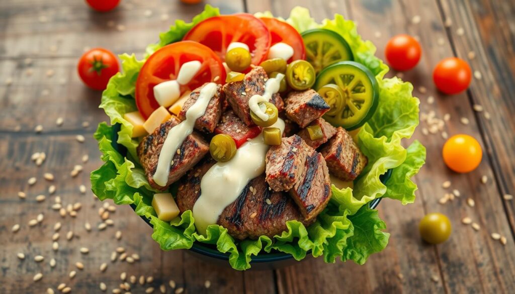 easy burger bowl recipe