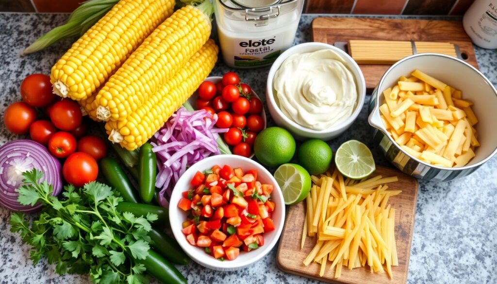 elote pasta salad ingredients preparation