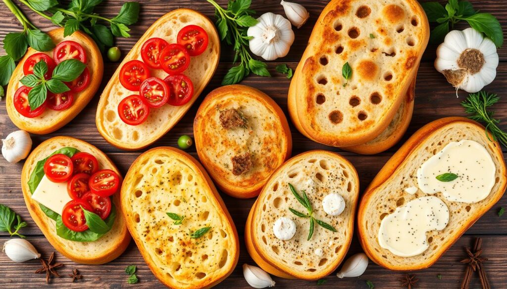 global garlic bread recipes