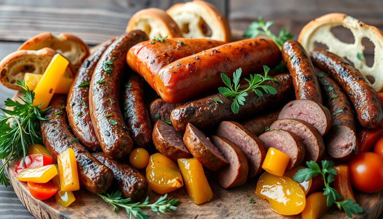 gourmet beef sausage