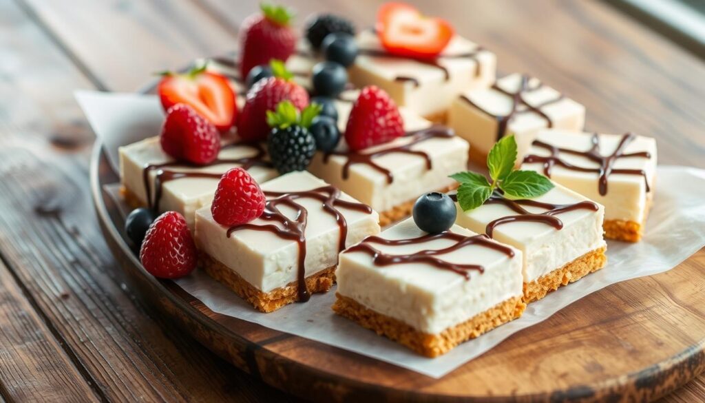 homemade philadelphia cheesecake bars