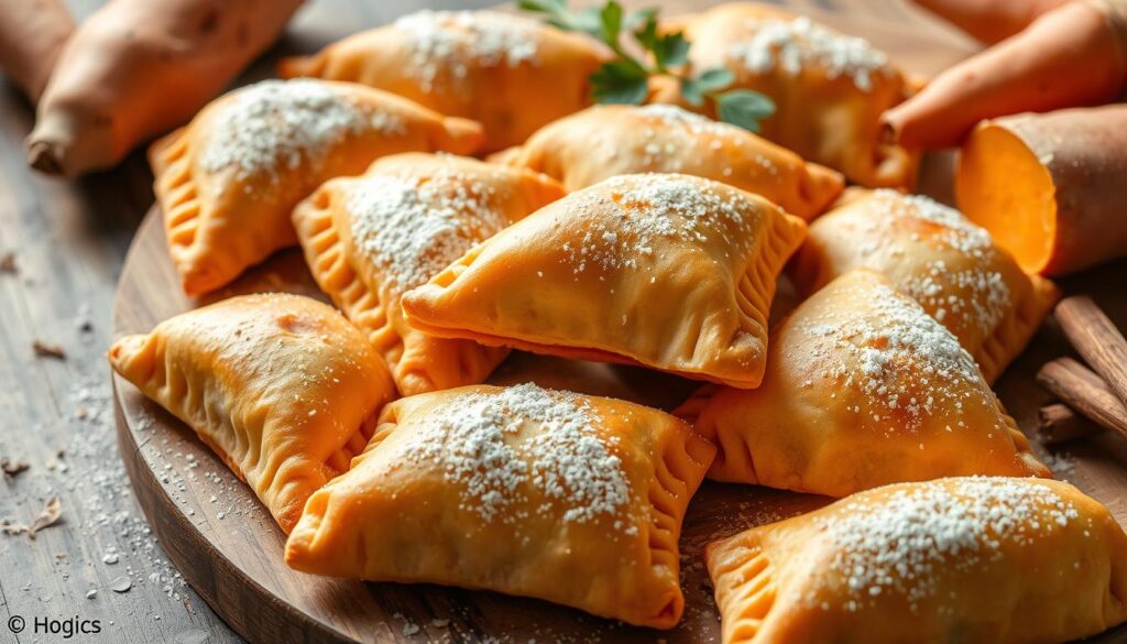 homemade sweet potato turnovers