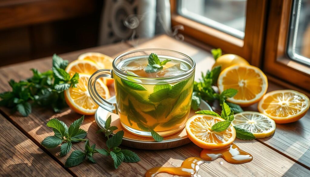 honey citrus mint tea