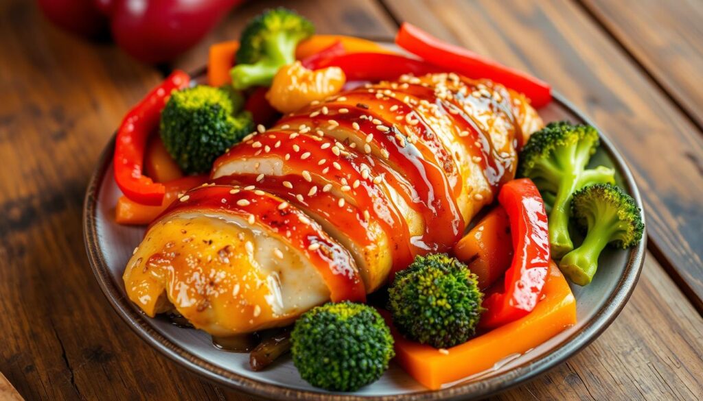 honey sesame chicken nutrition