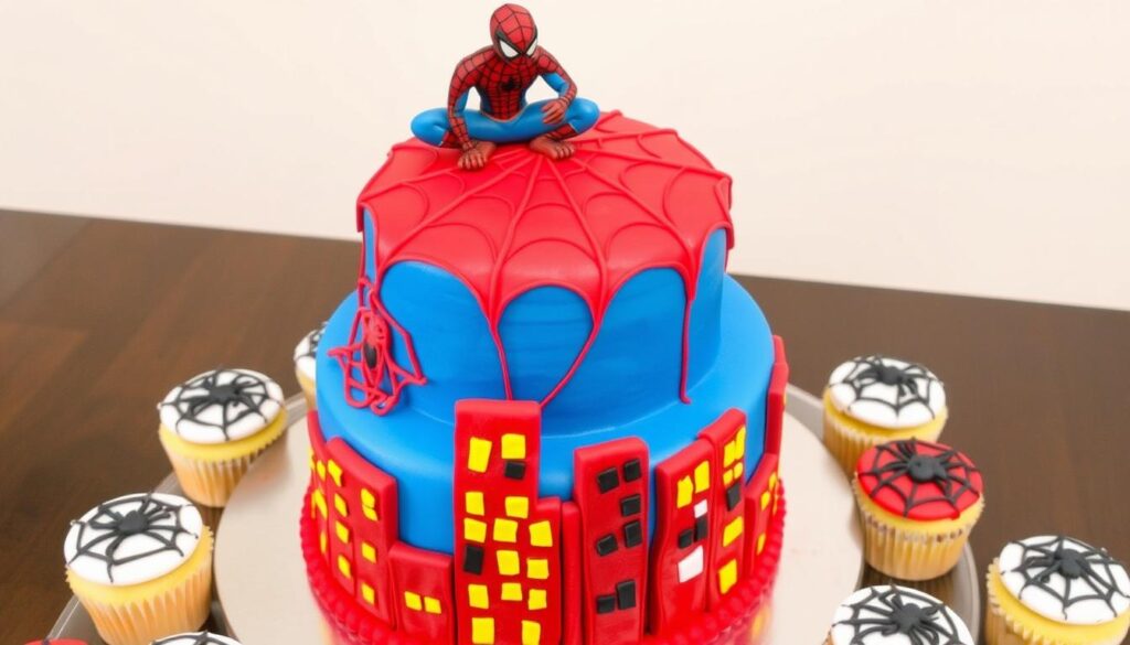 Spiderman Cake: 🎂