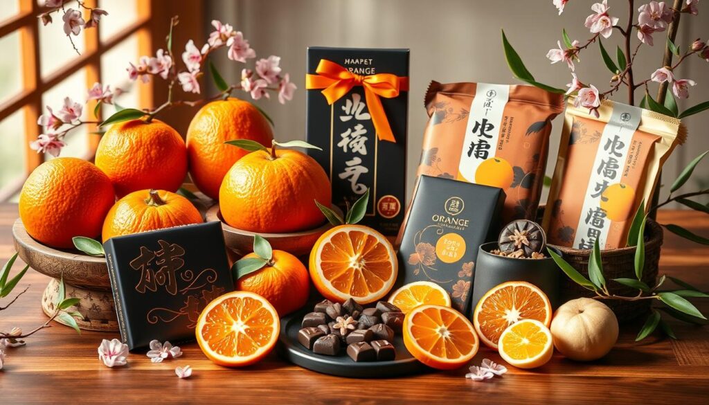 japan chocolate orange