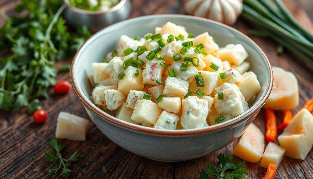 mayo-based potato salad