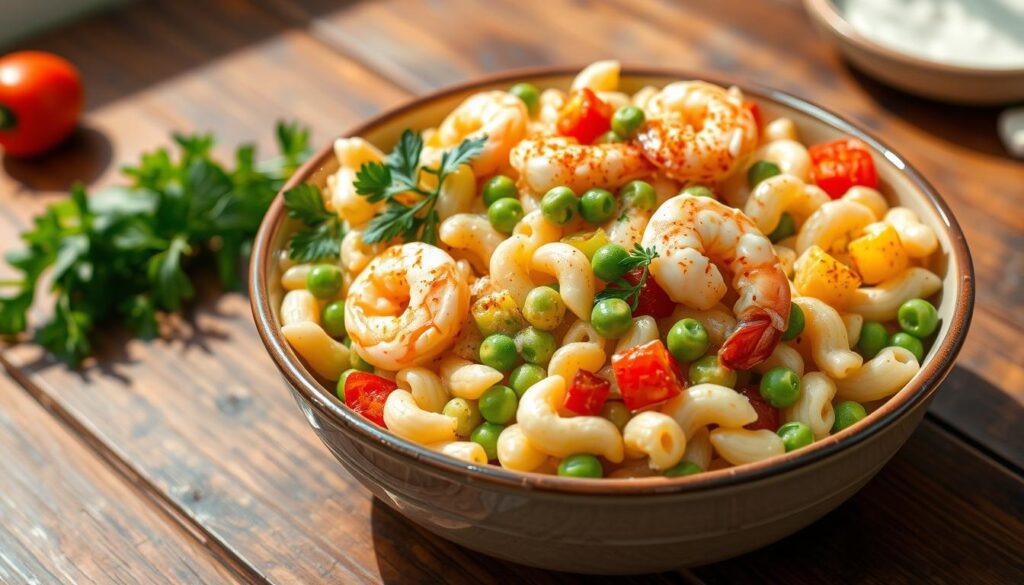 shrimp macaroni salad recipe