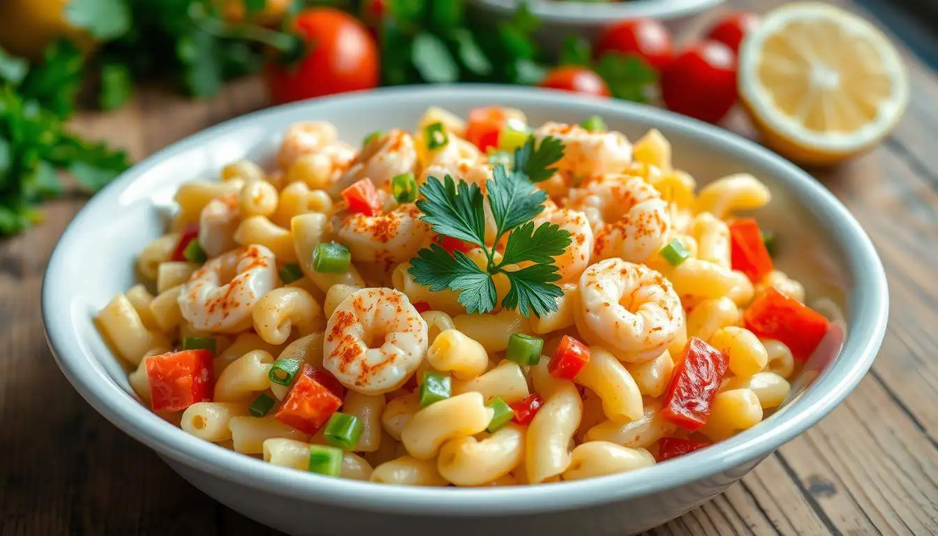 shrimp macaroni salad recipe