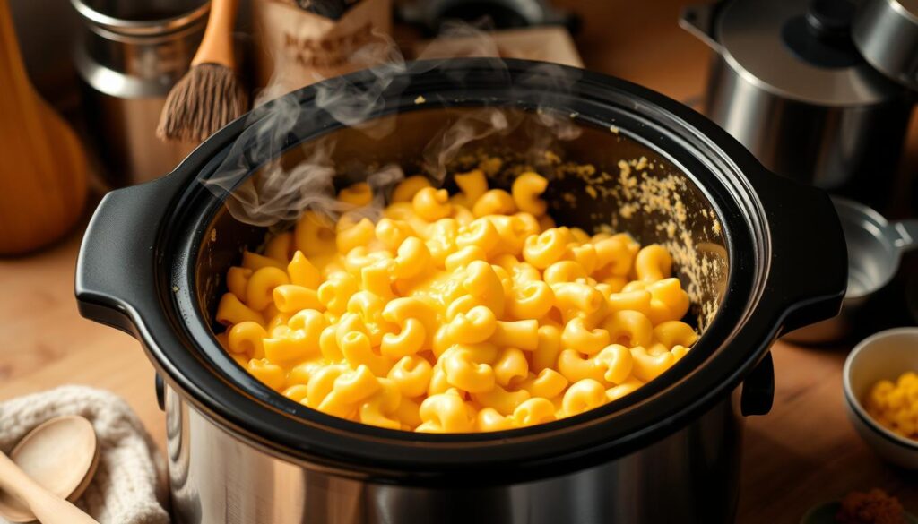 slow cooker mac and cheese