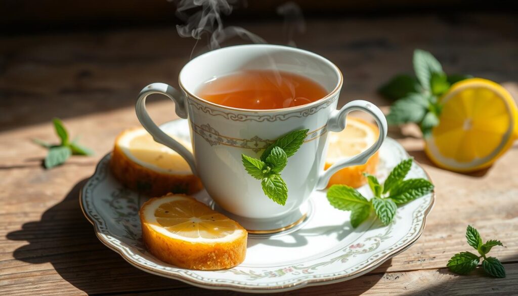 tea pairings for lemon courgette cake