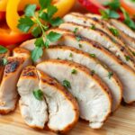 thin sliced chicken breast