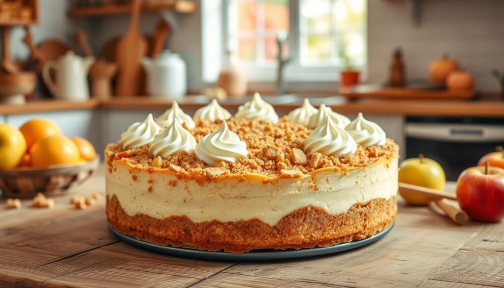 tips for apple crumble cheesecake