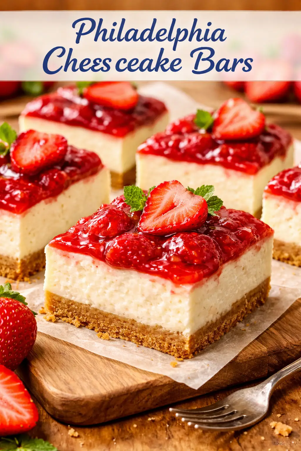 Philadelphia Cheesecake Bars