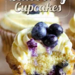 White Chocolate Blueberry Cupcakes