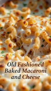 Old Fashioned Baked Macaroni and Cheese