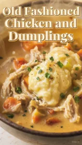 Old Fashioned Chicken and Dumplings