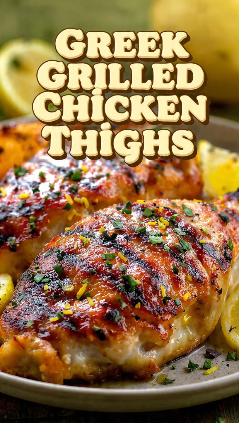Make the Best Greek Grilled Chicken Thighs at Home