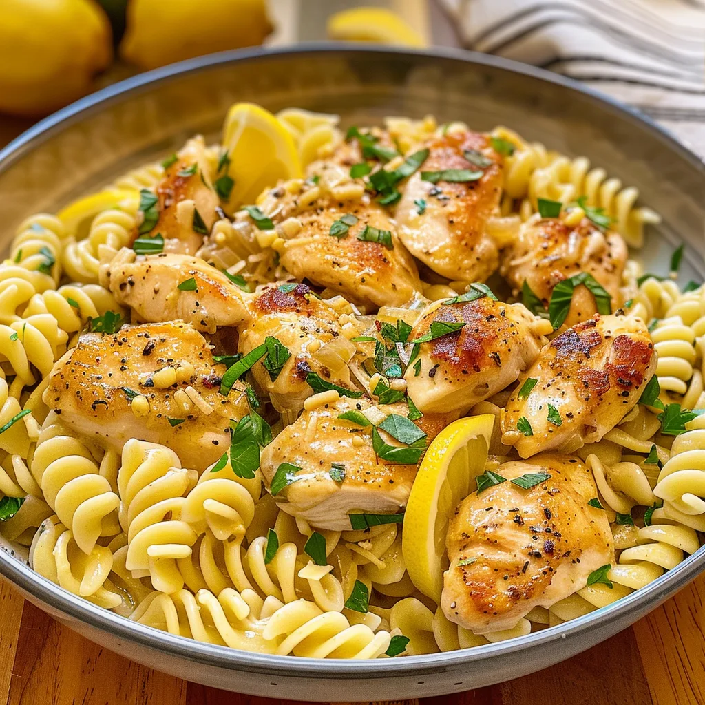 Chicken Piccata Pasta: A Zesty, Creamy Delight
