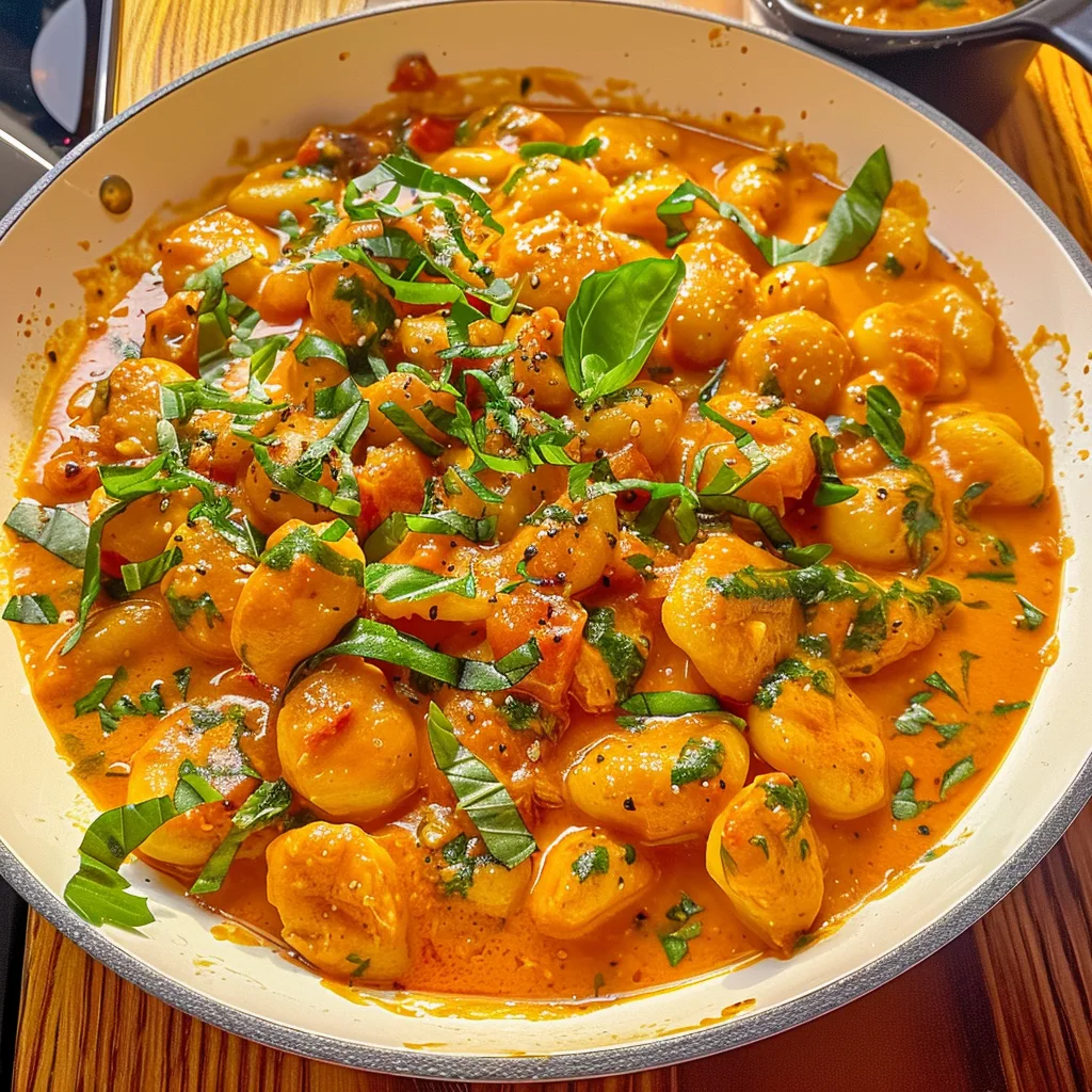 Chicken Gnocchi in a Creamy Tomato Sauce