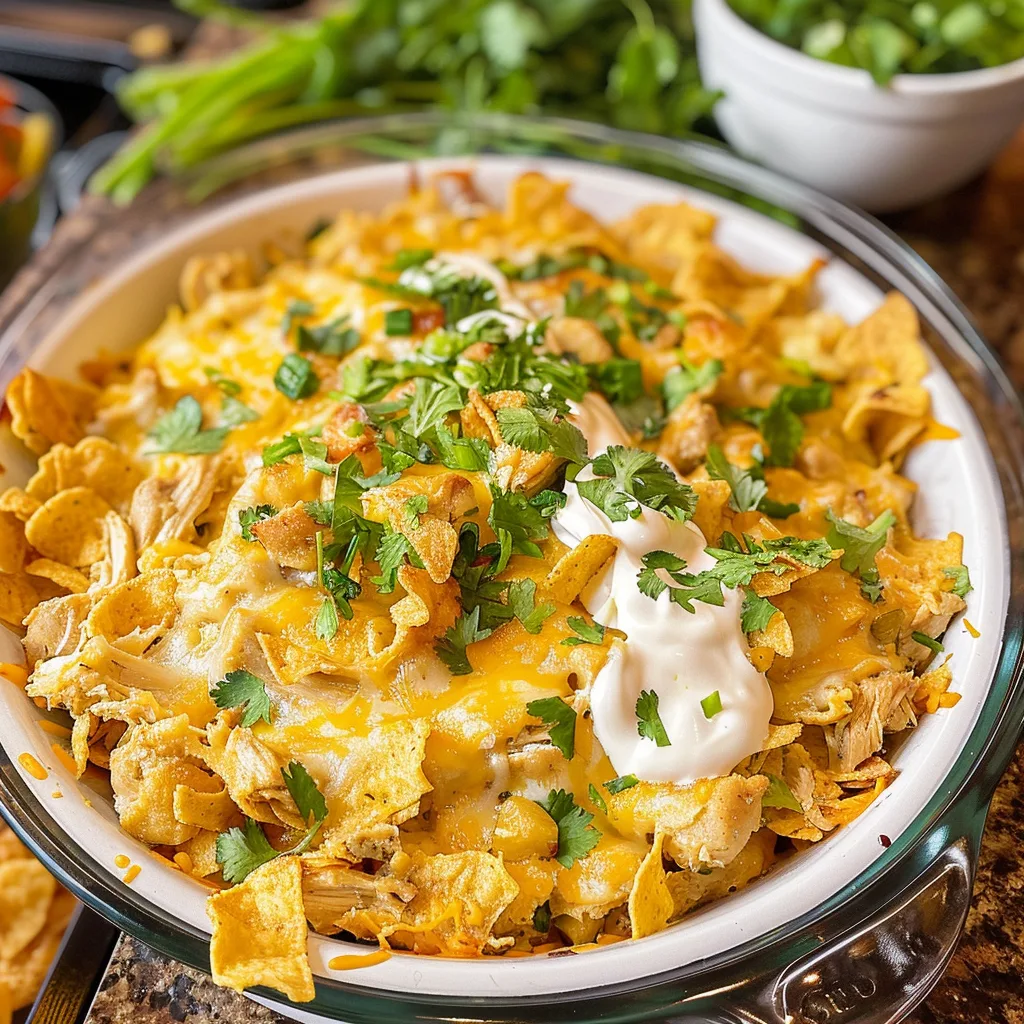 White Chili Chicken Frito Casserole Classic Recipe