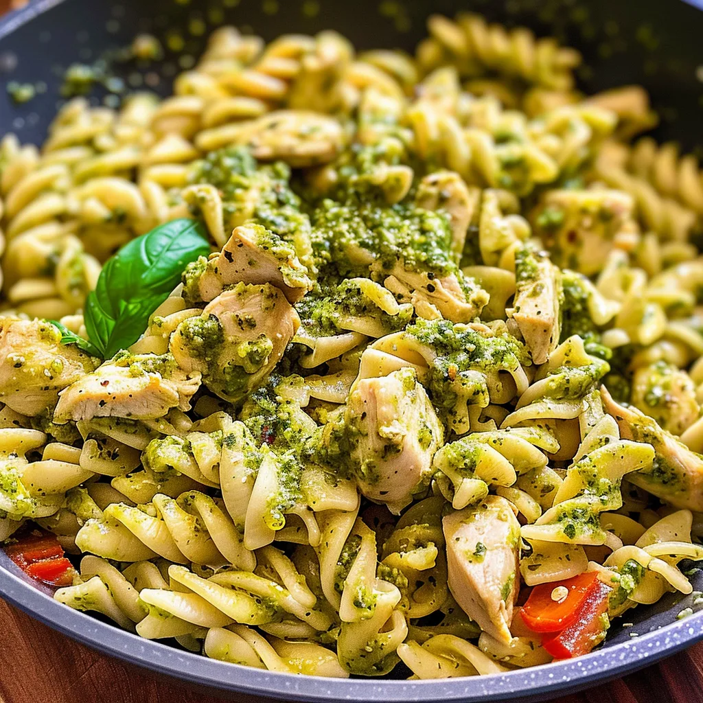 Basil Pesto Chicken Pasta