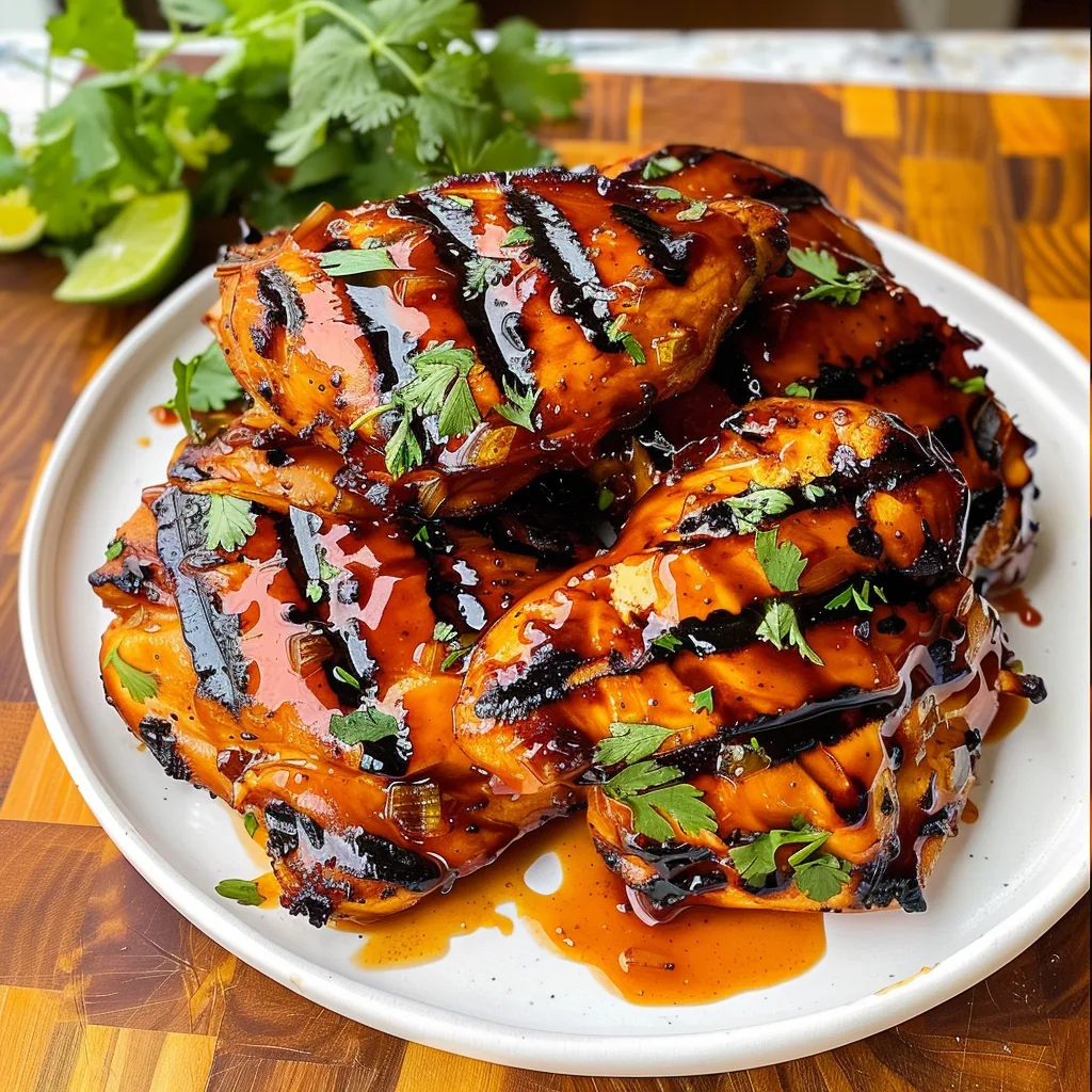 Honey Sriracha Grilled Chicken