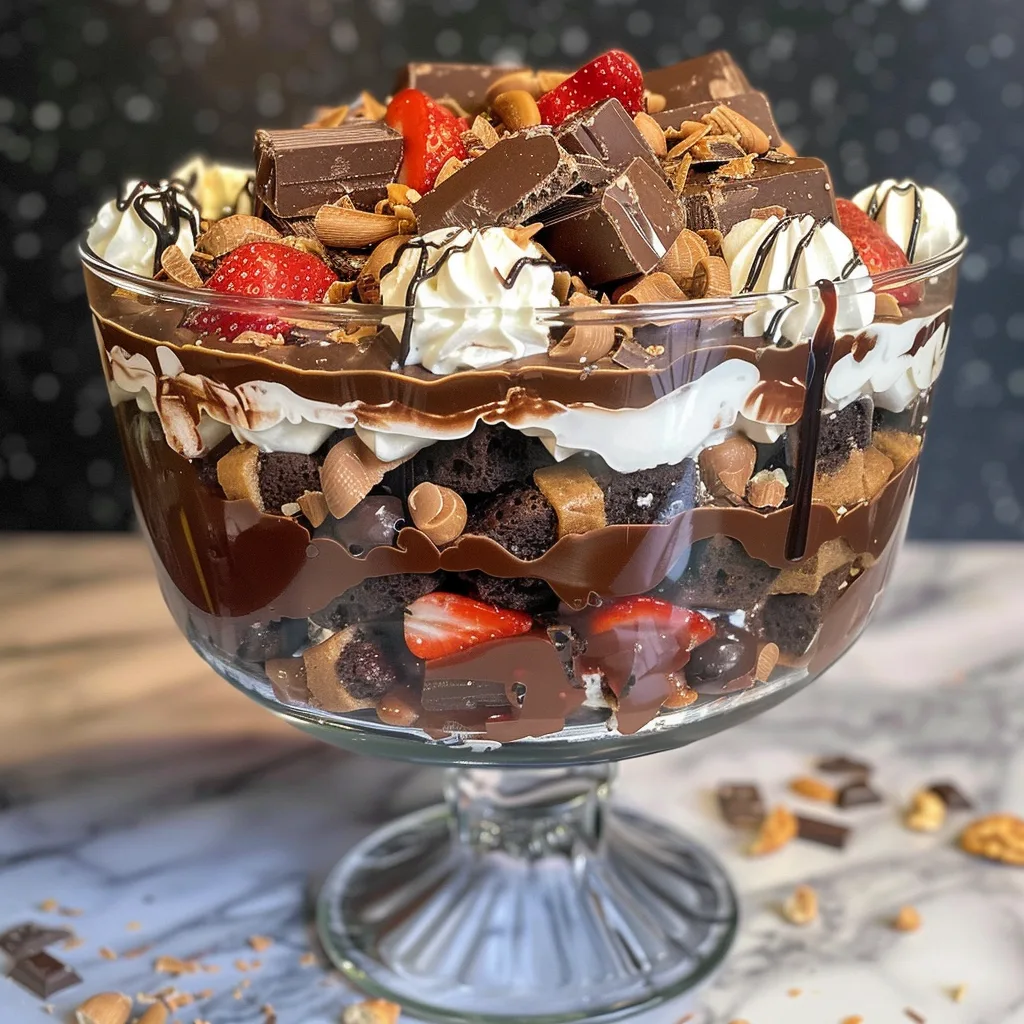 Chocolate Brownie Trifle