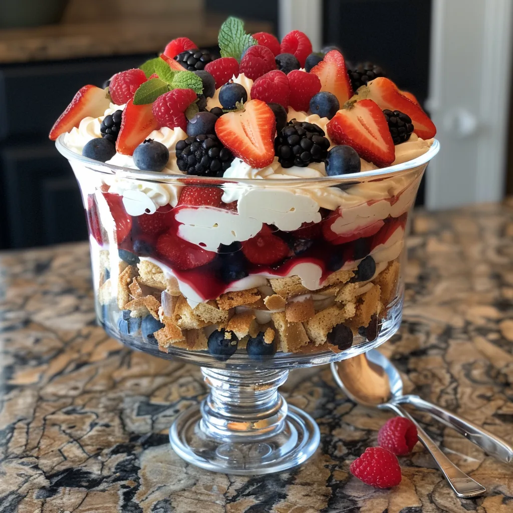 Mixed Berry Trifle: A Refreshing Decadent Dessert