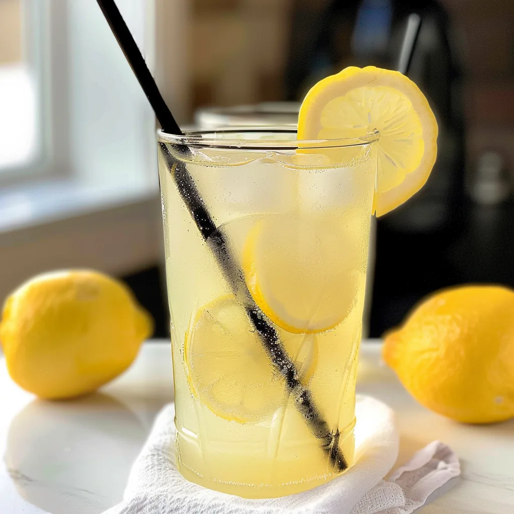Homemade Lemonade: Fresh, Sweet, and zesty in every sip