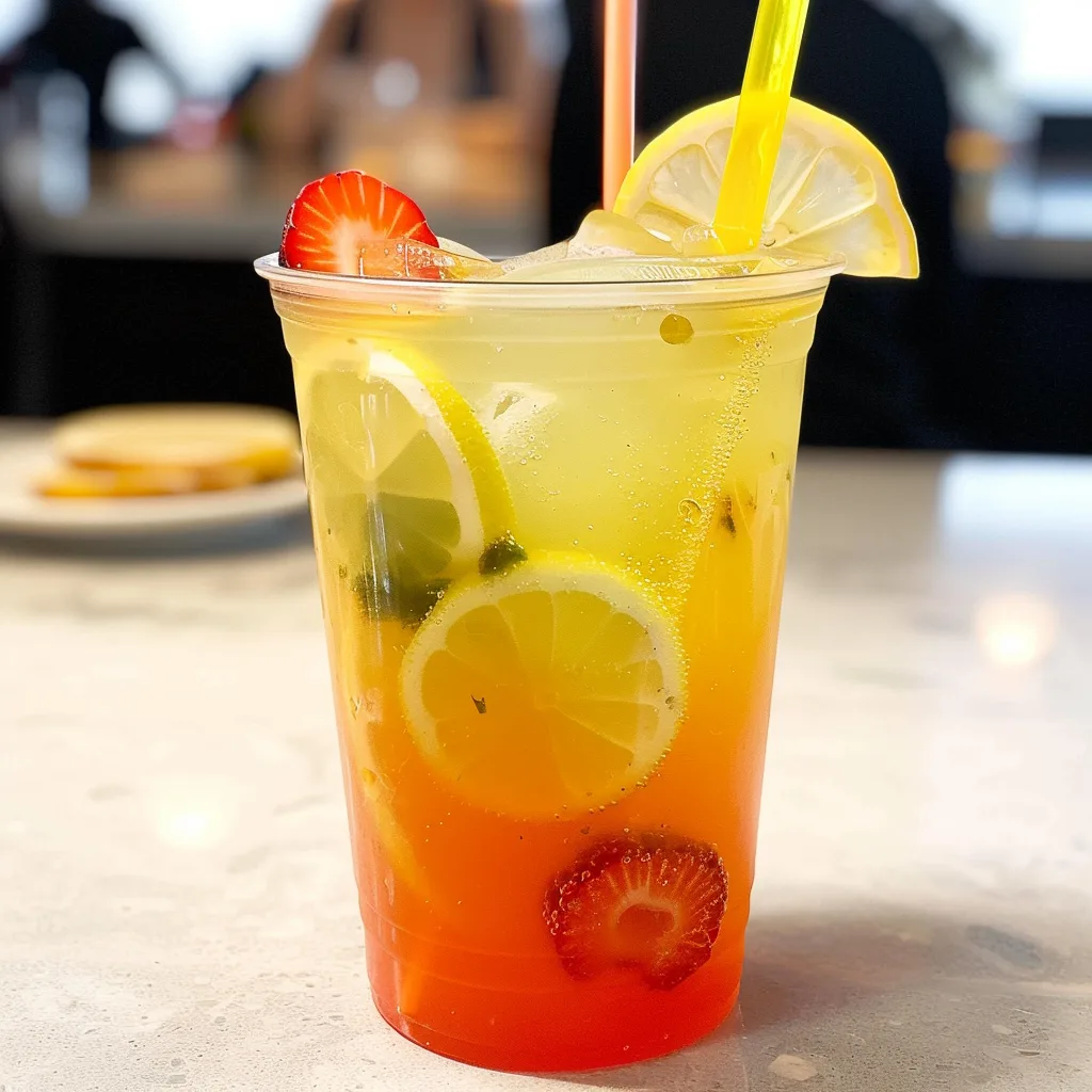 Strawberry Green Tea Lemonade