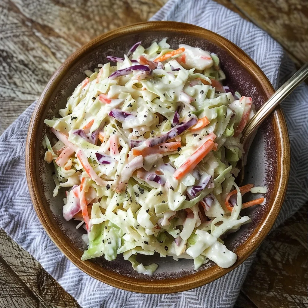 Creamy Buttermilk Cole Slaw: Tangy, Creamy Refreshment