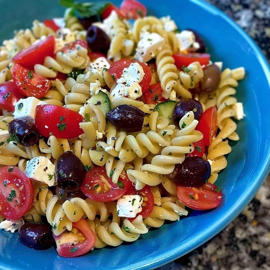 Greek Pasta Salad: Fresh Summer Delight