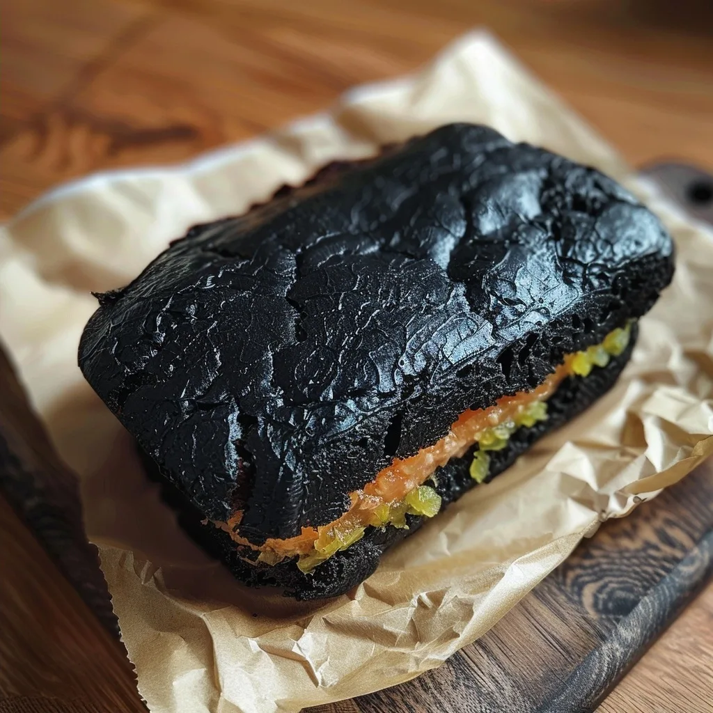 Yudane Charcoal Bread