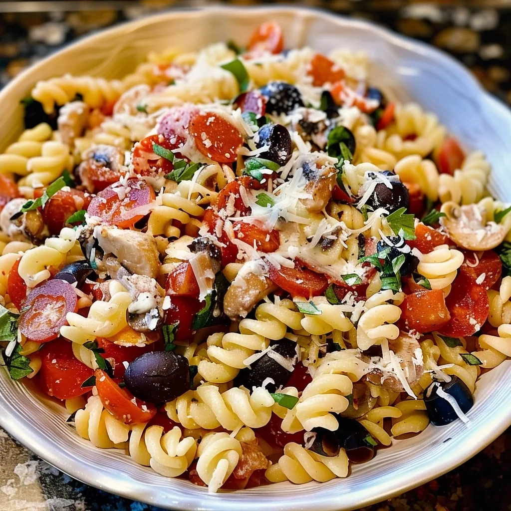 Pizza Pasta Salad: A Mediterranean Crowd‑Pleaser